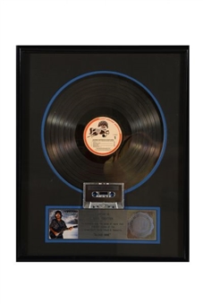 George Harrison CLOUD NINE RIAA Gold Glove Award One Million Sold
